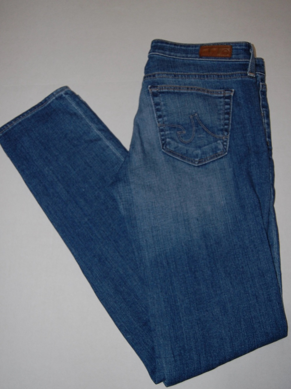AG Adriano Goldschmied The Stevie Slim Straight Women's Medium Blue
